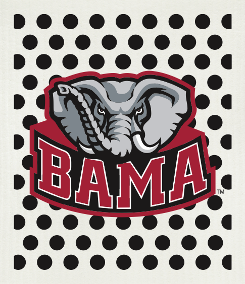 University of Alabama 2 Swedish Cloth