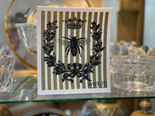 French Bee Black and Gold Swedish Cloth