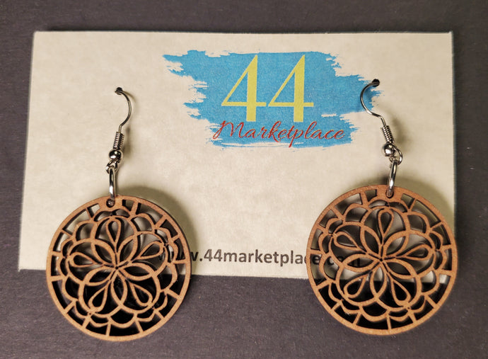 Filigree Circle Earrings