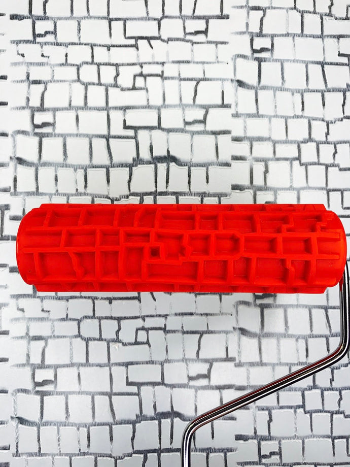Cobblestone Art Roller with handle - 44 Marketplace