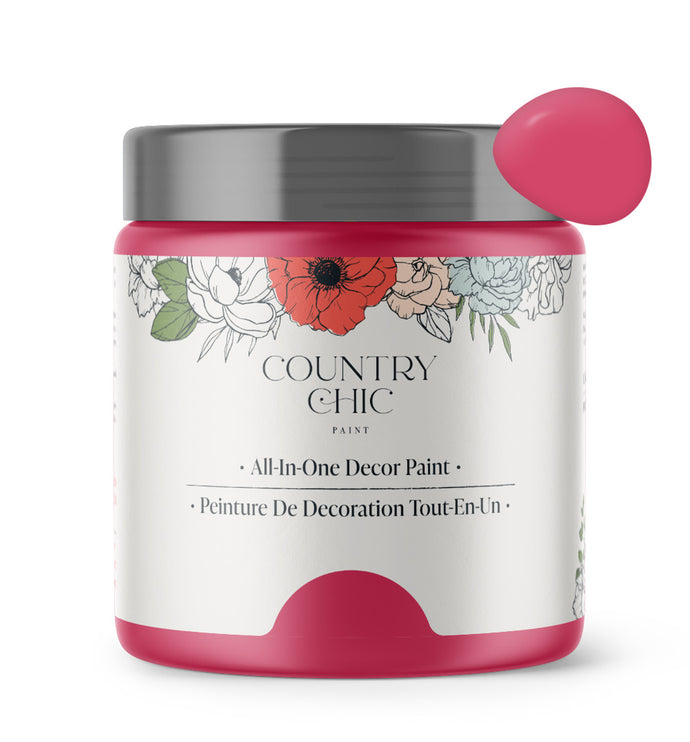 Country Chic All In One Decor Paint - 16 oz - Rasberry Sorbet