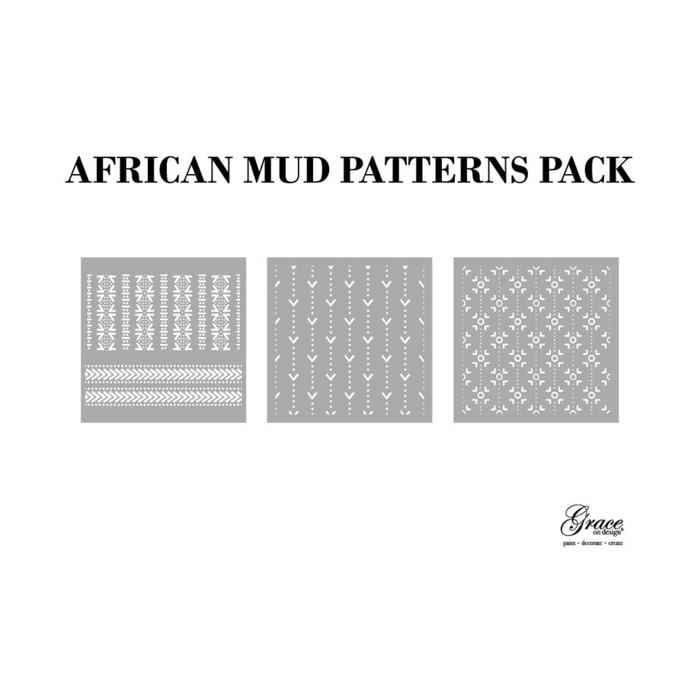 African Mud Stencil Pack
