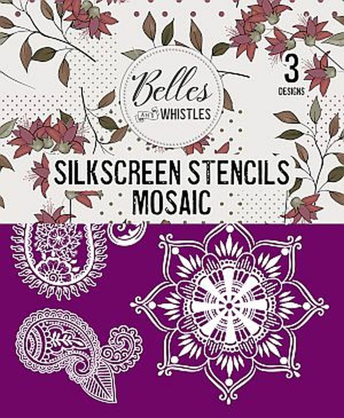 Mosaic Silkscreen Stencil-Belles and Whistles-Dixie Belle Paint