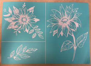 Sunflowers and more 8.5" x 12"