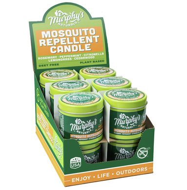 Mosquito Repellent Candle in Table Top Display